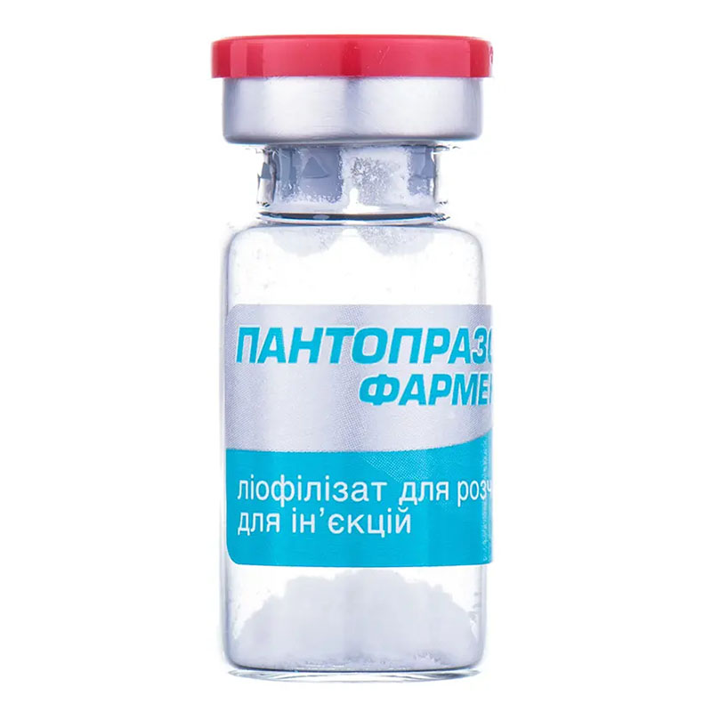 Пантопразол-Фармекс порошок по 40 мг во флаконе 1 шт.