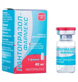 Пантопразол-Фармекс порошок по 40 мг у флаконі 1 шт.