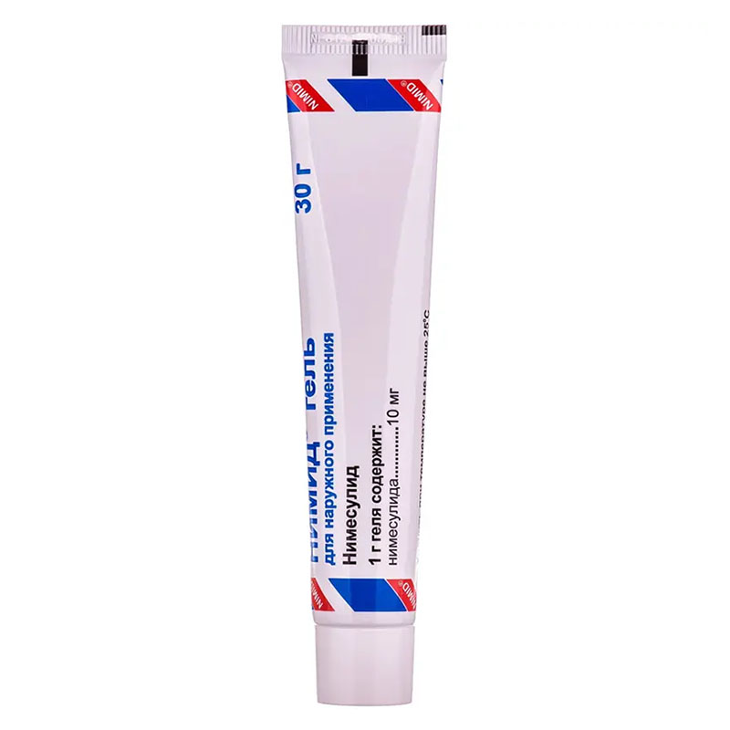 Німід гель 10 мг/г по 30 г у тубах