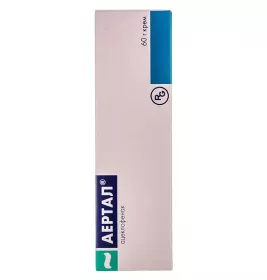 Аертал крем 15 мг/1 г по 60 г у тубах