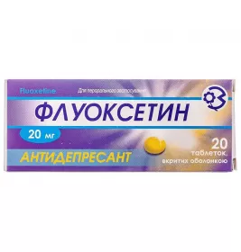 Флуоксетин Здоровье таблетки по 20 мг 20 шт. (10х2)