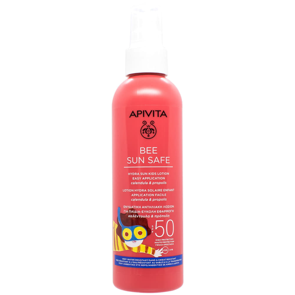 *Лосьйон Apivita Bee Sun Safe сонцезахисний для дітей SPF50 200мл