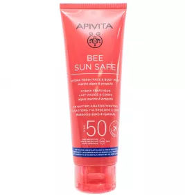 *Молочко Apivita Bee Sun Safe сонцезахисне для обличчя та тіла SPF50 100мл