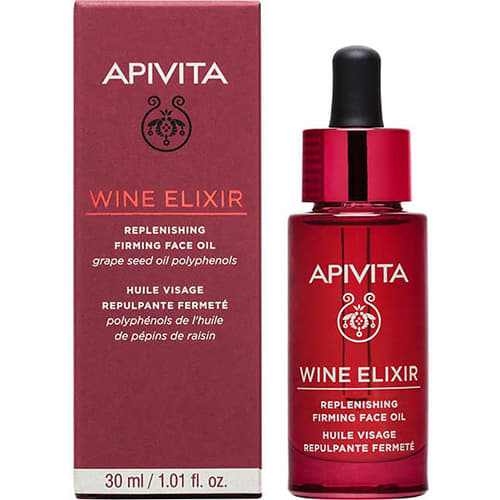 *Олія Apivita Wine Elixir для відновлення для обличчя 30мл