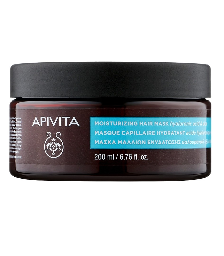 Маска Apivita д/волосся звол. з гіалур. кислотою 200мл
