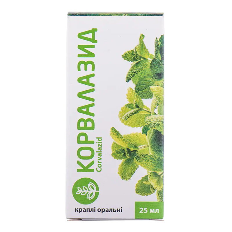 Корвалазид краплі по 25 мл у флаконі 1 шт.