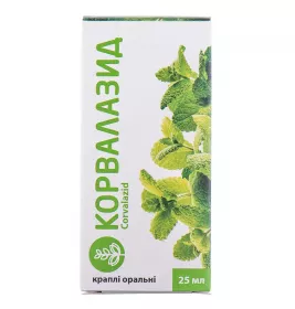 Корвалазид краплі по 25 мл у флаконі 1 шт.