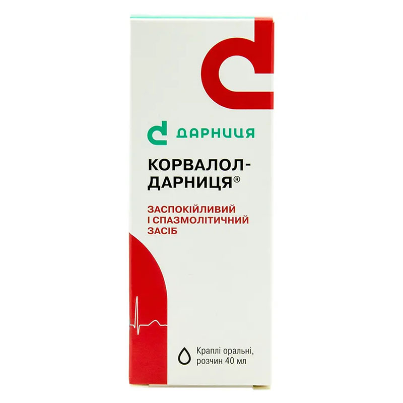 Корвалол-Дарниця краплі по 40 мл у флаконі 1 шт.