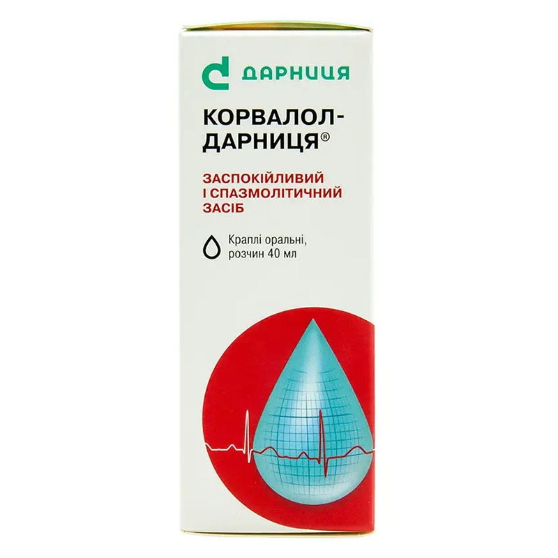 Корвалол-Дарниця краплі по 40 мл у флаконі 1 шт.