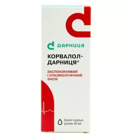 Корвалол-Дарниця краплі по 40 мл у флаконі 1 шт.