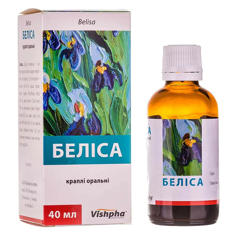Беліса краплі по 40 мл у флаконі