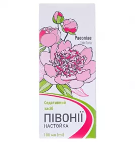 Пиона настойка по 100 мл во флаконе 1 шт. - Красная Звезда