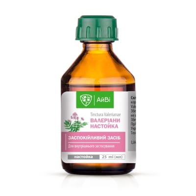 *Валерианы настойка флак. 25мл ТМ АйВи
