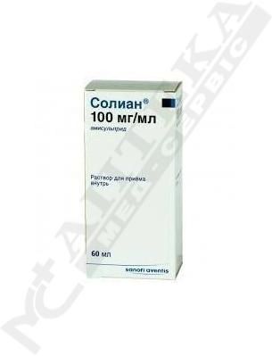 Солиан раствор 100 мг/мл по 60 мл во флаконе 1 шт. Солиан раствор 100 мг/мл по 60 мл во флаконе 1 шт.