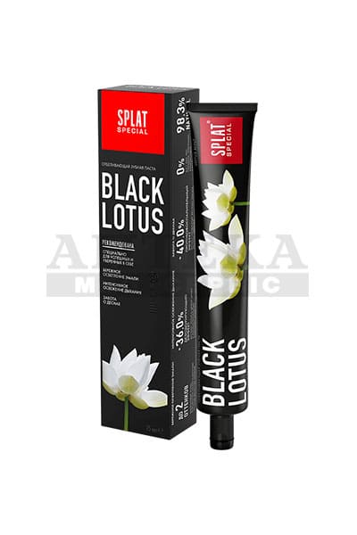 *Зубная паста SPLAT Special Black Lotus /Черный Лотос 75 мл