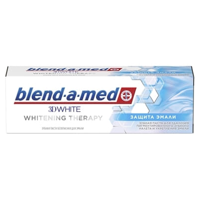 *БЛЕНД-А-МЕД з/п 3D White Whitening Therapy Защита Эмали 75мл *БЛЕНД-А-МЕД з/п 3D White Whitening Therapy Защита Эмали 75мл