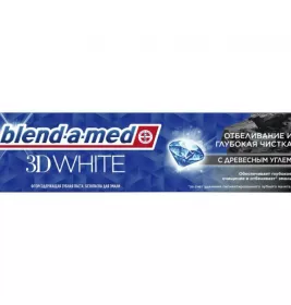 Зубна паста BLEND A MED 3D White Відбіл. і глибока чистка з Деревним вугіллям 100мл