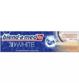 *Зубная паста БЛЕНД-А-МЕД 3D White глуб.чистка с кокос.маслом 100 мл