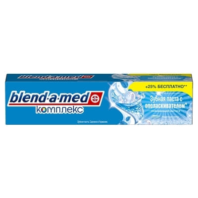 *БЛЕНД-А-МЕД з/п Компл. с ополаск. Освеж. чистота Перц.мята 125мл