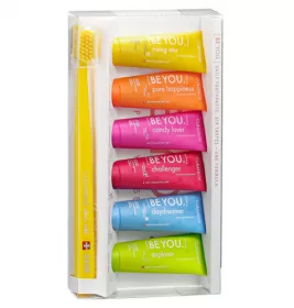 CURAPROX набір BE YOU (зубна паста 6*10мл+щітка)