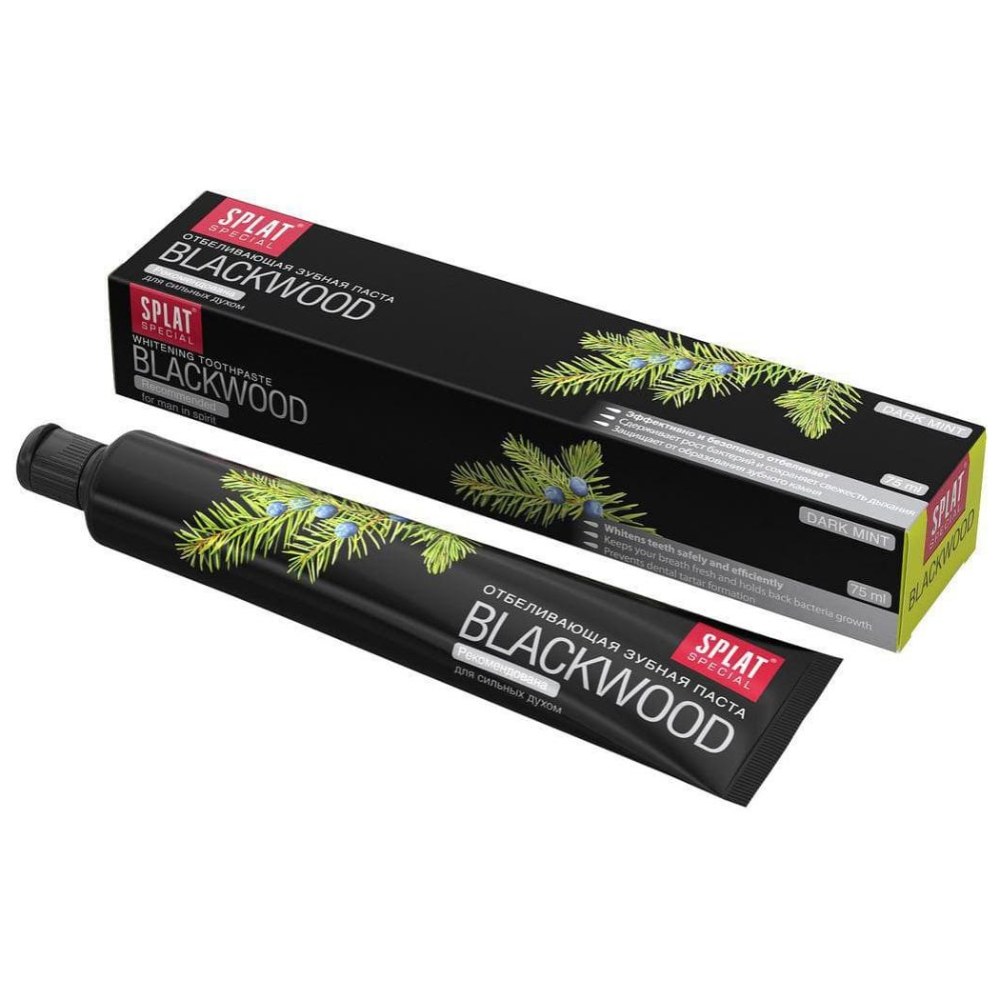 *Зубная паста SPLAT Special Blackwood отбеливающая 75 мл *Зубная паста SPLAT Special Blackwood отбеливающая 75 мл