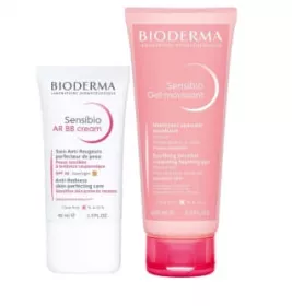 *Набір Bioderma SET2873 Сенсібіо AR BB крем 40мл+ крем-гель очищ100мл