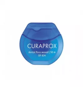 Зубна нитка Curaprox вощена з ароматом м'яти 50 м