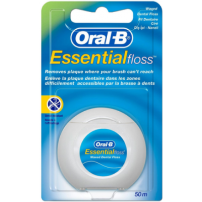 Зубна нитка ORAL-B Essential Floss 50м