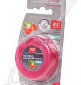 Зубна нитка SPLAT Professional  Полуниця  об'ємна 30 м