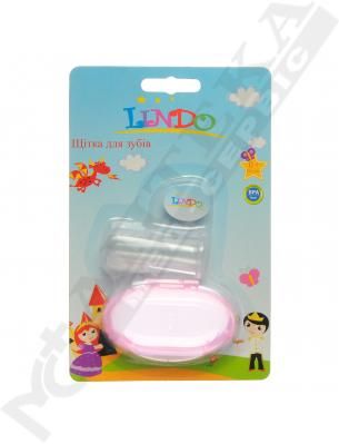 Щітка-напальник Lindo дитяча для зубів у футлярі від 0 міс.