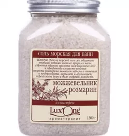 *Сіль Ароматика для ванн LuxOne Антистрес Можжев.-розмарин 1,3кг