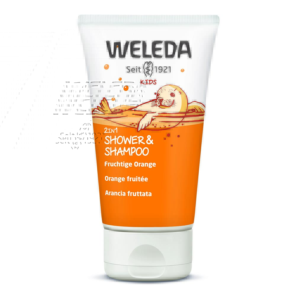 Шампунь-гель Weleda 2 в 1 для детей апельсин 150 мл Шампунь-гель Weleda 2 в 1 для детей апельсин 150 мл