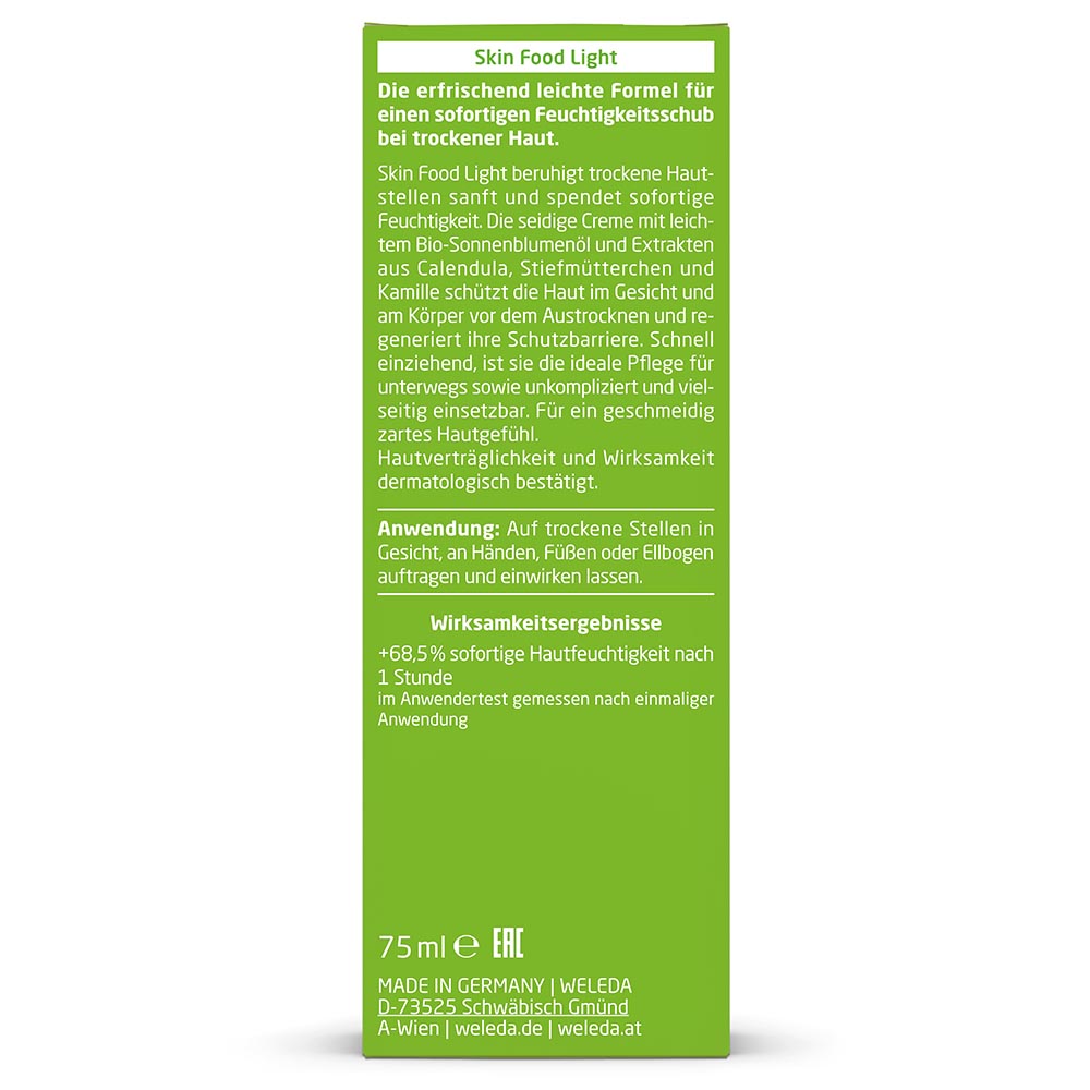 Крем Weleda Skin Food Лайт легкий універсальний для обличчя 75 мл