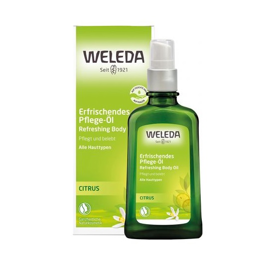 Олія Weleda Цитрусова освіжаюча для тіла з дозатором 100 мл