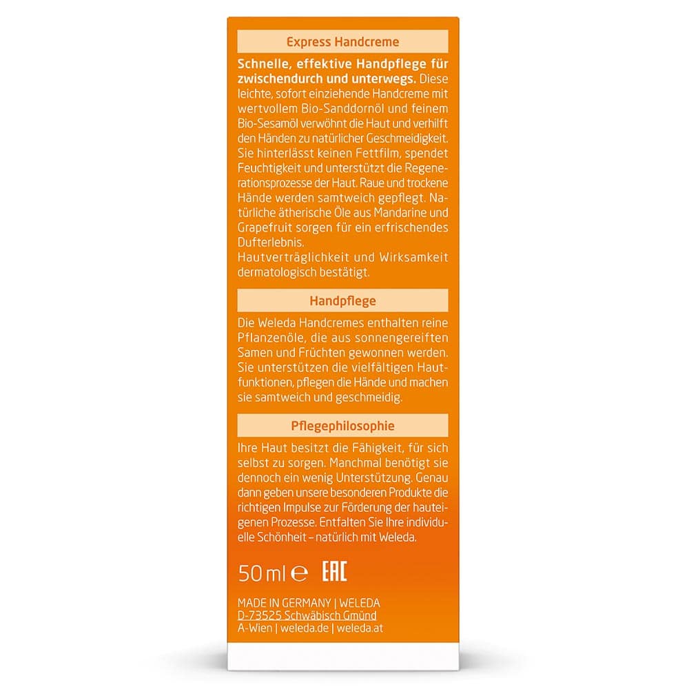 Крем Weleda для рук з обліпихою 50 мл