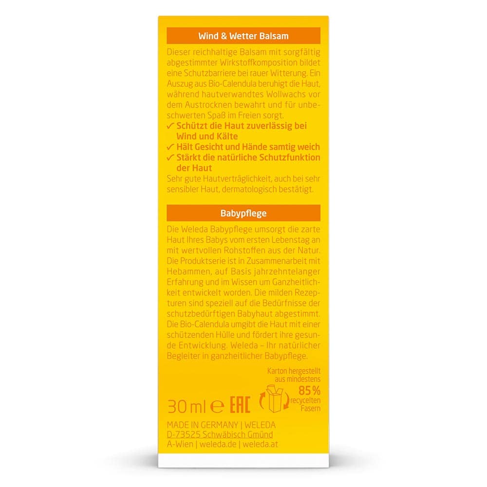 Бальзам Weleda Дитячий від вітру і холоду Календула 30 мл