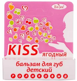 *ENJEE Kiss Бальзам д/губ д/дет. ягодн. 6мл