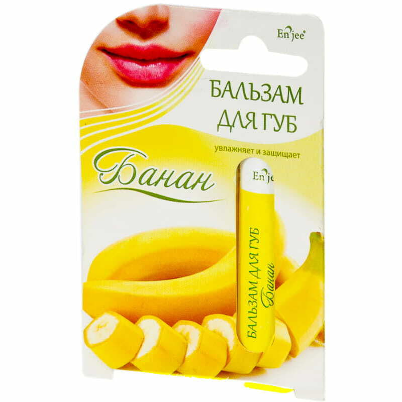 *ENJEE Бальзам д/губ банан 6мл *ENJEE Бальзам д/губ банан 6мл