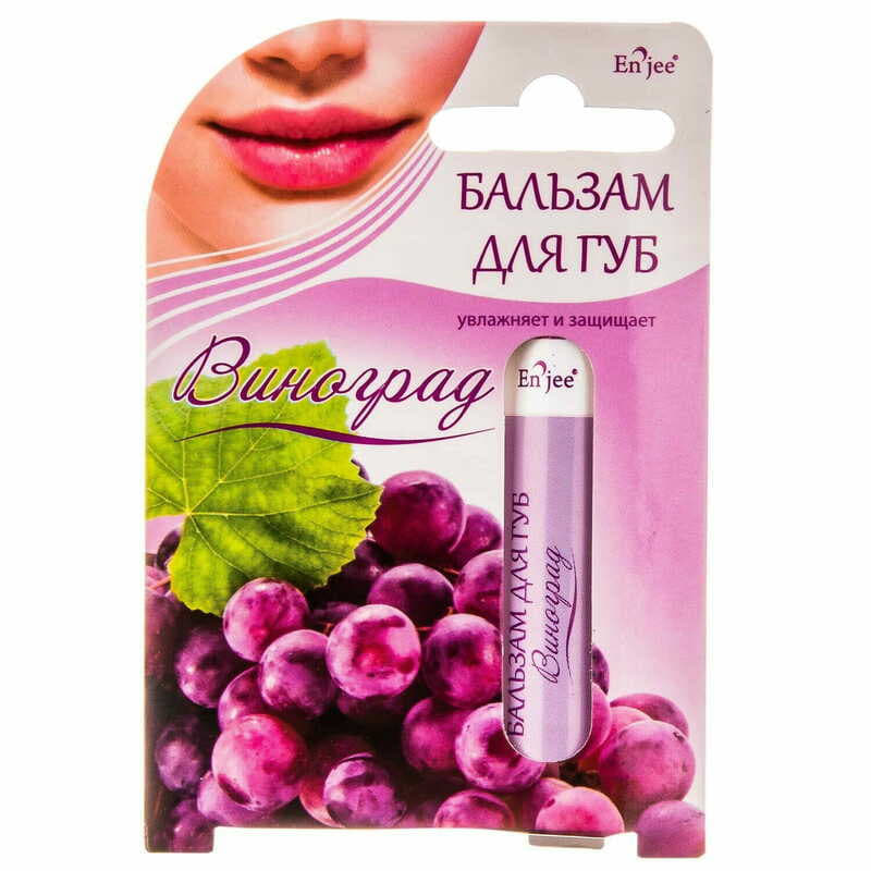 *ENJEE Бальзам д/губ виноград 6мл