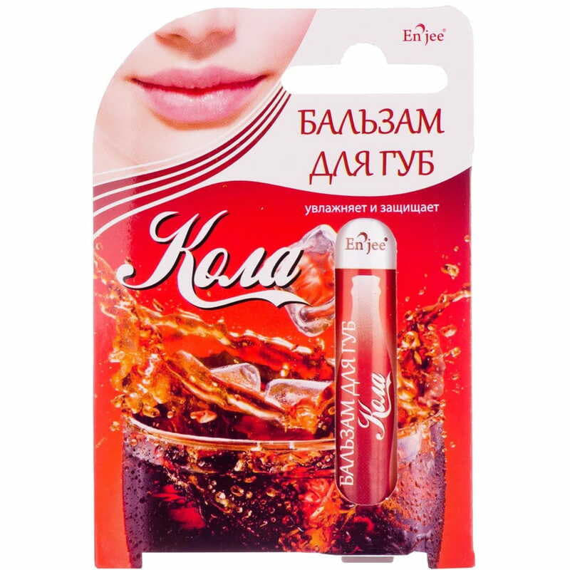 *ENJEE Бальзам д/губ Кола 6мл *ENJEE Бальзам д/губ Кола 6мл