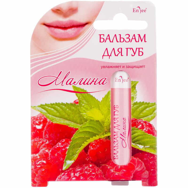 *ENJEE Бальзам д/губ малина 6мл
