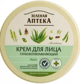 Крем Зелена аптека Алое для лиця 200мл