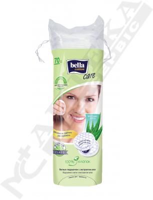 *Ватні диски Bella Cotton Care з екстрактом трав №70