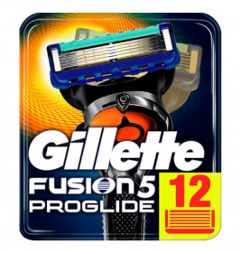 *Кассеты Gillette Fusion Сменные для бритья 12 шт.