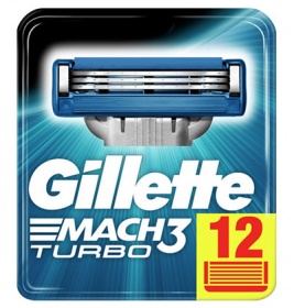 *Кассеты Gillette Mach3 Сменные для бритья 12 шт