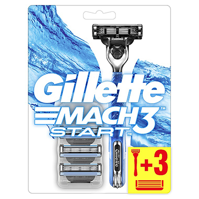 *Бритва Gillette Mach3 Start з 3 змінними касетами