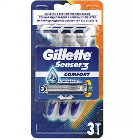 Бритвы Gillette Blue 3 Комфорт одноразовые 3шт