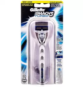 *Gillette01 Mach-3 Turbo станок (+2карт.)
