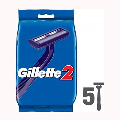 Бритва Gillette2 подвійне лезо 5шт.