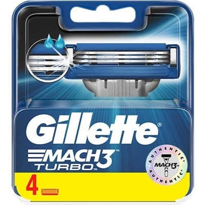 *Картридж Gillette Mach-3 Turbo №4 *Картридж Gillette Mach-3 Turbo №4